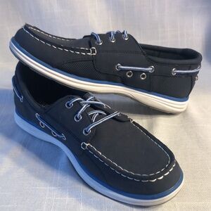 Dexter Comfort Boat Shoes #150027, Navy, Mens Size 9.5 - New